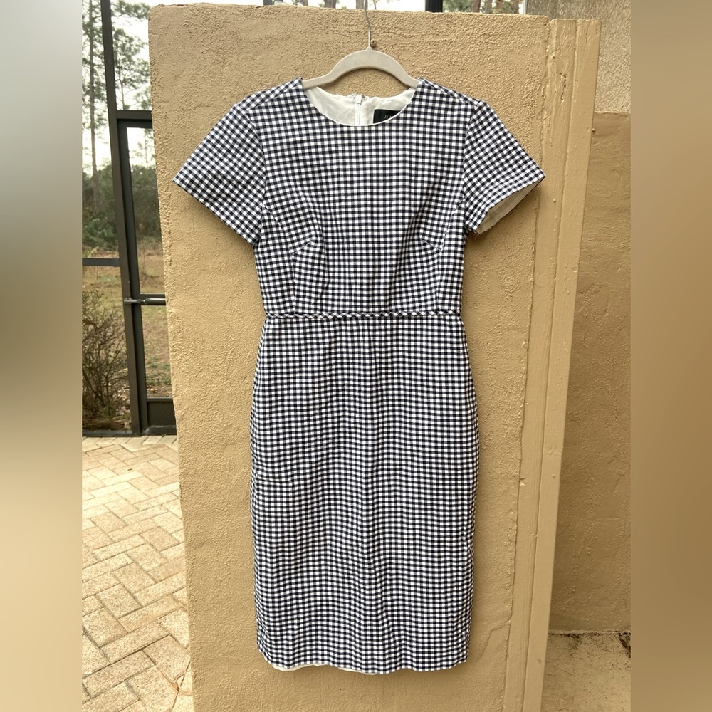 JCrew gingham dress